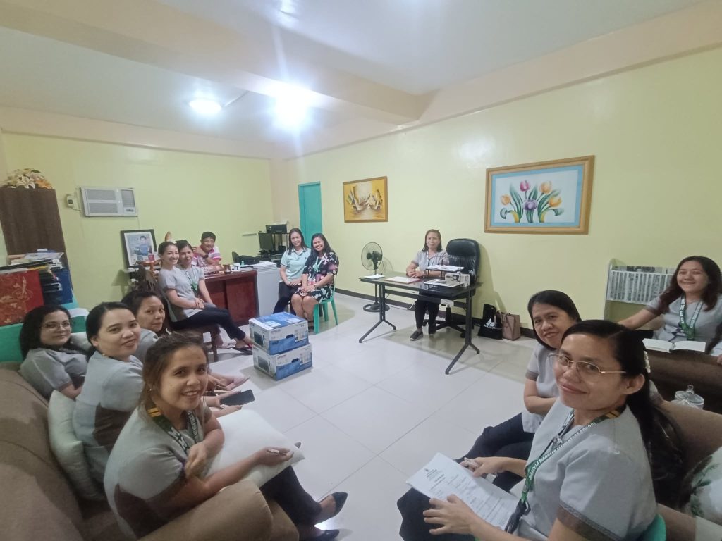 A productive meeting with the principal, teachers, and master teacher, where the principal provided a printer to support and enhance classroom learning.