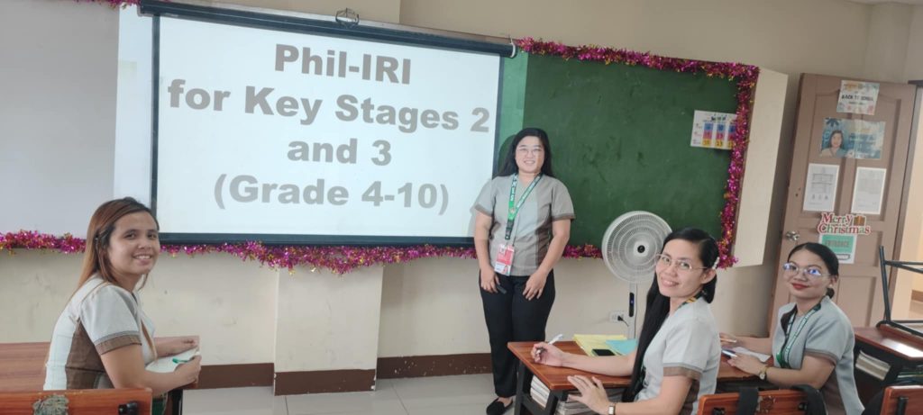 Phil-IRI Meeting with Grade Level Coordinators for Key Stage 2