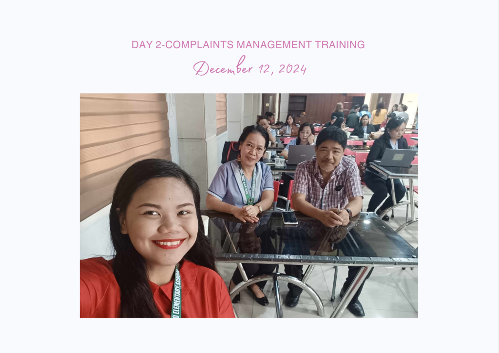 Day 2-Complaints Management Training