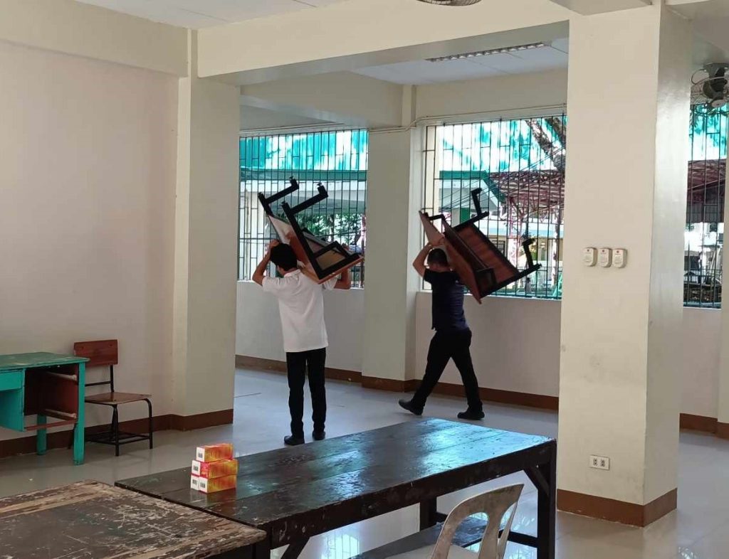 School Helpers Uplhold Standards of Cleanliness and Campus Care