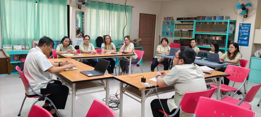 School Leaders Unite for Excellence: Dr. Tirso V. Gali Leads Visionary Meeting with Master Teachers and Grade Leaders