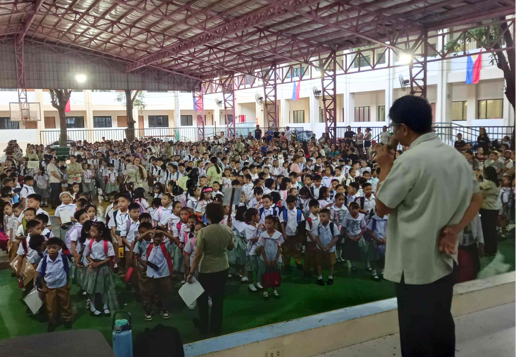 Dr. Tirso V. Gali Leads Flag Ceremony as School Opens New Academic Year
